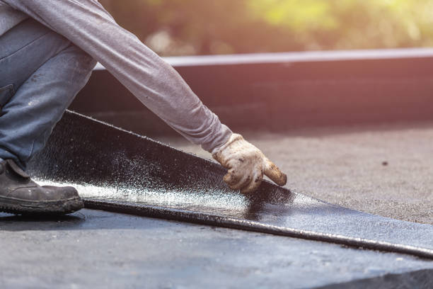 Professional Basement Waterproofing technician working in Locust Grove, VA
